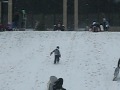 Sherilyn and Daddy sledding '09