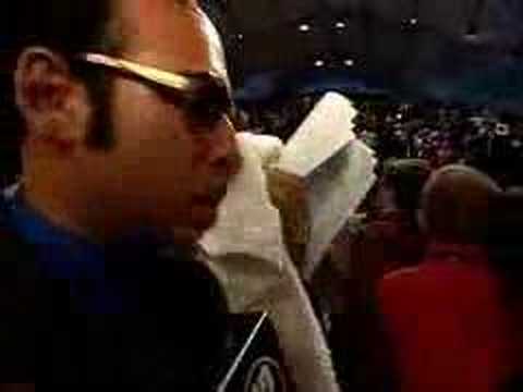 Raj Binder interviews NBA Players at 2007 All-Star Game