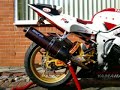 my yamaha r6 2000 model bought from new and spent 5 years and countless thousands tuning the bike to the max, engine internals & complete rebuild by mistral race engineering who do the tt formula 2 sidecar race engines, lightweight body & frame components, ohlins race spec suspension and dymag magnesium alloy wheels plus countless carbon fibre body panels, harris race rearsets and countless other trick components added to the bike to make it look good, only to be twatted by some stupid cunt, who did a runner. still wasn't she a sweetie