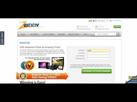 how to win a bid on zbiddy