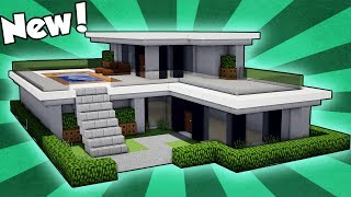 Minecraft: How to Build a Small & Easy Modern House Tutorial 2018