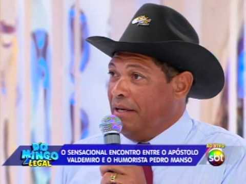 legal - Pedro Manso e apóstolo Valdomiro se encontram no Domingo Legal.