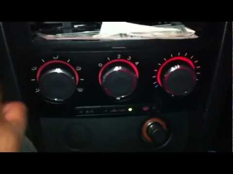 Mazda 3 custom HVAC knob install