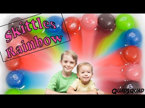 Make a Skittles Rainbow! - Fun Science Experiment for Kids