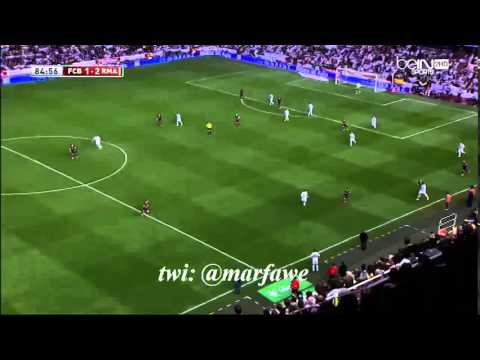 هدف جاريث بيل الخرافي ضد برشلونة نهائي كأس الملك Gareth bale vs barcelona