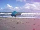 at the beach. at the beach.