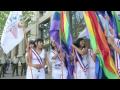 Candidatas a "MISS LESBIANA CHILE" posaron con banda presidencial