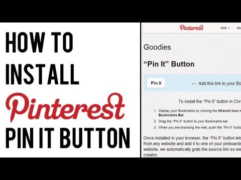 how to download pinterest button