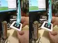ARToolKit in Stereoscopic (YouTube 3D Player format)