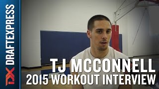 TJ McConnell 2015 NBA Draft Workout Interview