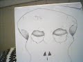 how to draw a skull step by step!