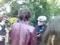 oscar gets a stern telling off