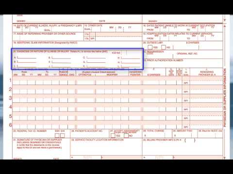 how to fill hcfa form