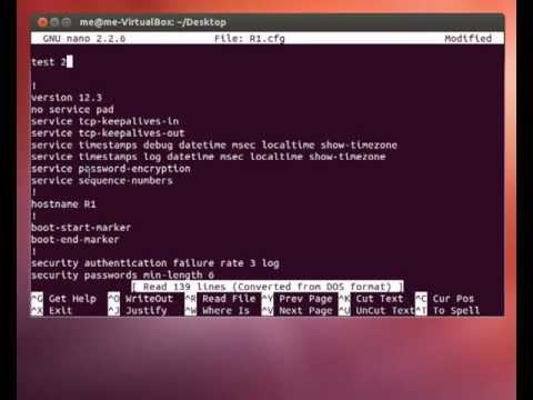 how to edit a file in linux