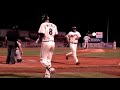 Greg Stone Walk and Scores a Run Vs Rockford 8-15