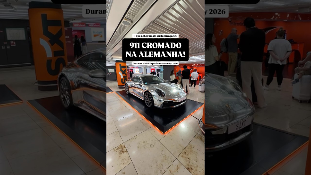 911 CARRERA CROMADO na ALEMANHA!