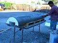 EPS Polystyrene foam coating - column video #2