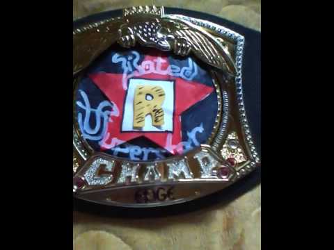 how to make a wwe rated r belt