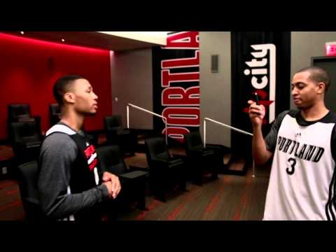 Video: Damian Lillard Makes His NBA Playoff Debut on NBA Inside Stuff
