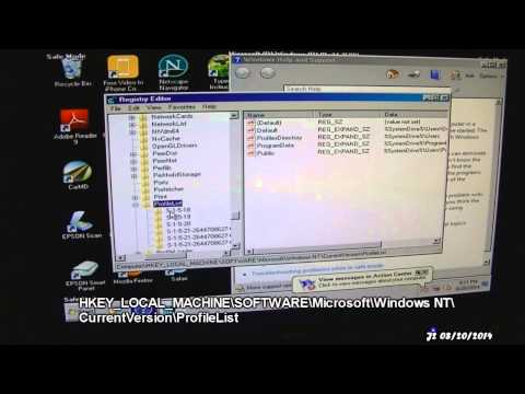 how to repair user profile cannot be loaded