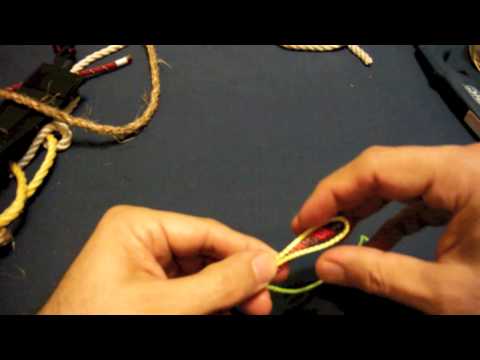 how to whip and fuse the ends of a rope