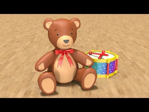 Educational cartoons for children babies 1 year. Learn baby toys in English