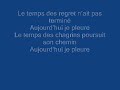 des larmes ont coul�