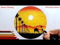 The Best 14 Scenery Drawing Pencil Colour