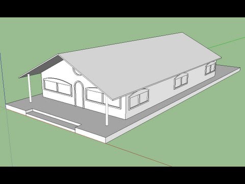 Tutoriel Google Sketchup Modéliser une maison Partie 1