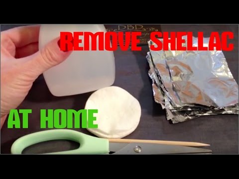 how to remove shellac