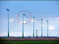 UFO crash hits wind turbine