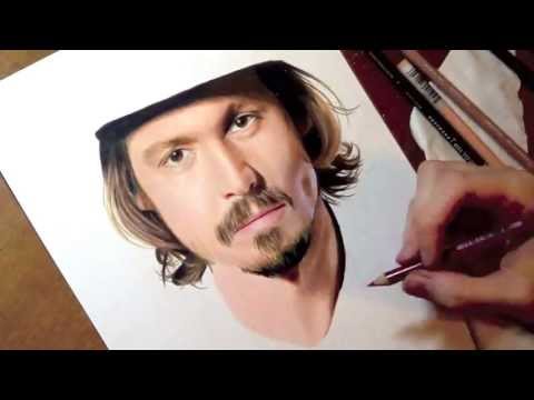 Drawing Johnny Depp