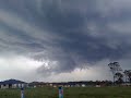October 21 2008 - Supercell thunderstorm approaches Ipswich Qld Australia