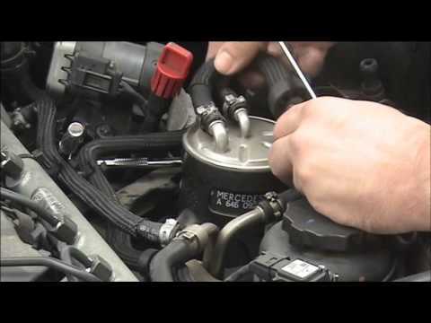 how to bleed fuel filter