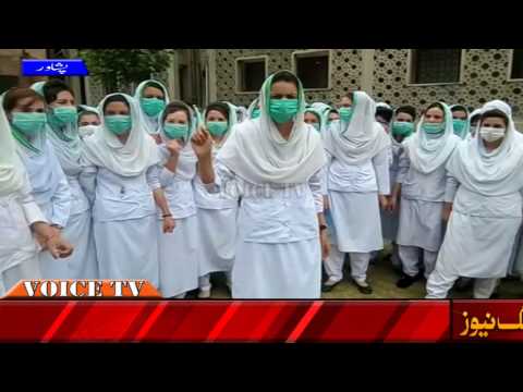 Peshawar Nurse Protest