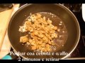 Chipir�ns recheos de berenxenas e azafran
