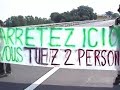 politie snijdt klimtouw door van g8 activist  evian 