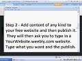 Make a Free Website with a Free Domain Name!