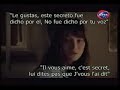 Madame Sarkozy Carla Bruni QUELQU'UN M'A DIT subtitulada en Español y FRN