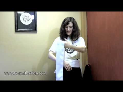 how to properly tie a kung fu sash