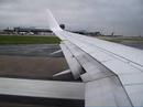 ryanair b738 departs r14 at lba. fr153