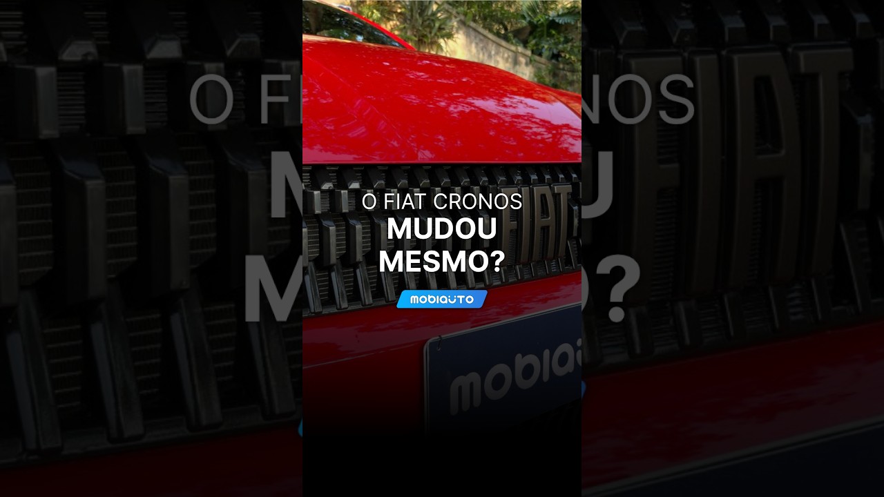 O FIAT CRONOS MUDOU MESMO?