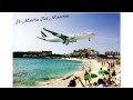 Aircraft landings & big waves at MAHO BEACH, island of St. Maarten (December 29, 2011)