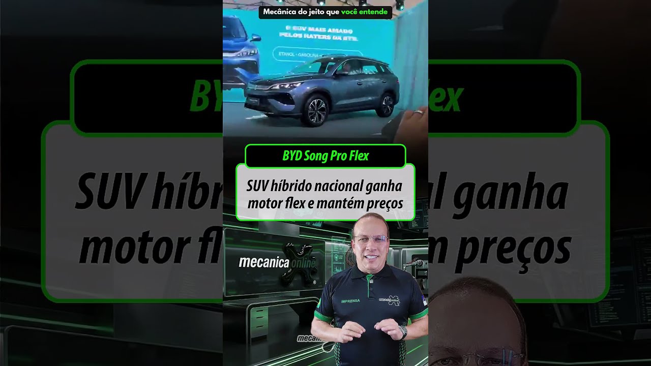 BYD Song Pro Flex: O SUV híbrido nacional ganha motor a etanol e mantém preços