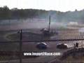 Drifting Nissan 350Z vs Ford Mustang team X D1鈴鹿'08　のむけん、ピット