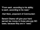 Barack Obama socialist, marxist, communist WHO ARE YOU?? asks joe the plumber