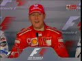 2006 Monza Post Race Conference/Michal announced retirement
