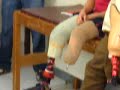 Amputada transtibial bilateral