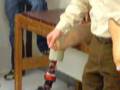 Amputada transtibial bilateral