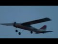 RC plane amlost night flight (Funny comentary)